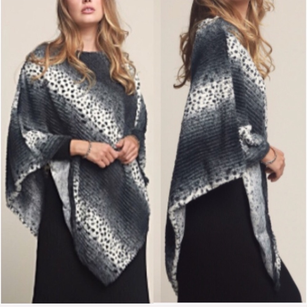 Sooo Soft Boho Poncho Wrap One Size - Picture 4 of 8